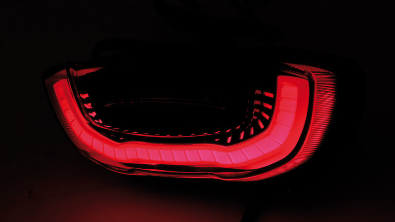 Honda Cb 650 R Neo Sports Cafe [SHIN YO] - Feu arrière LED pour Honda, réflecteur noir, teinté, testé E (1 pièce)