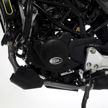 Husqvarna SVARTPILEN 125 [2021-2023] - Race Series Linke Kurbelgehäusedeckelschutz (Zündung) - Schwarz Husqvarna Svartpilen 125