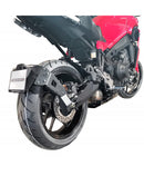 Yamaha Tracer 9 [ACCESS DESIGN] - Support de plaque d'immatriculation « monté sur roue » noir - Yamaha MT-09 Tracer/GT