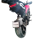 Yamaha Tracer 9 [ACCESS DESIGN] - Support de plaque d'immatriculation « monté sur roue » noir - Yamaha MT-09 Tracer/GT