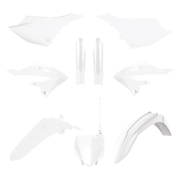 YAMAHA YZ 250 [2024-2027] - Plastik-Kit Weiß Yamaha YZ125/250