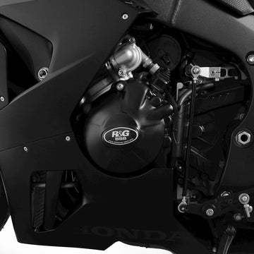 Honda CBR 1000 RR-R FIREBLADE SP [2020-2026] - Race Series - Protecteur de couvercle de carter gauche (générateur) Noir Honda CBR1000RR-R Fireblade SP