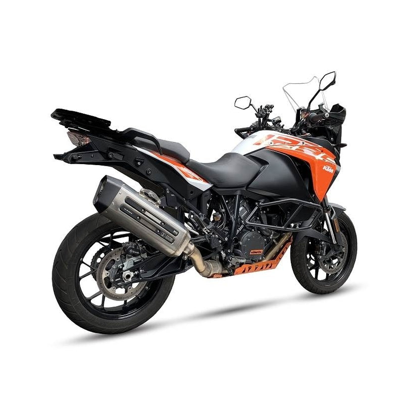 Ktm 1290 Super Adventure S [IXIL] - MXT Endtopf Edelstahl / Endkappe schwarz - EM3089SS
