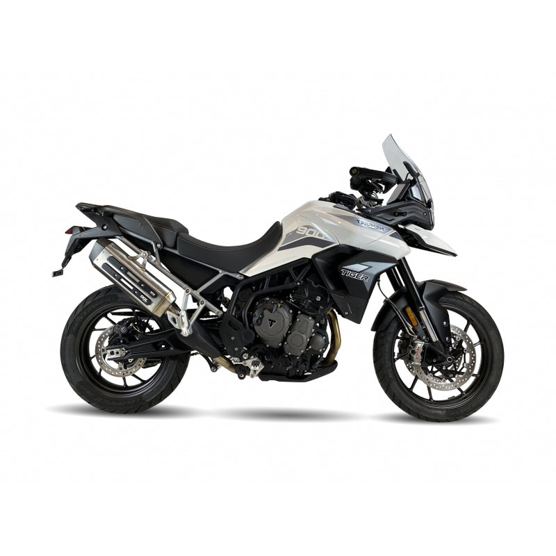 Triumph Tiger 900 Rally Pro [IXIL] - MXT Endtopf Edelstahl / Endkappe schwarz - Triumph Tiger 900/GT/Rally - ET4066SS