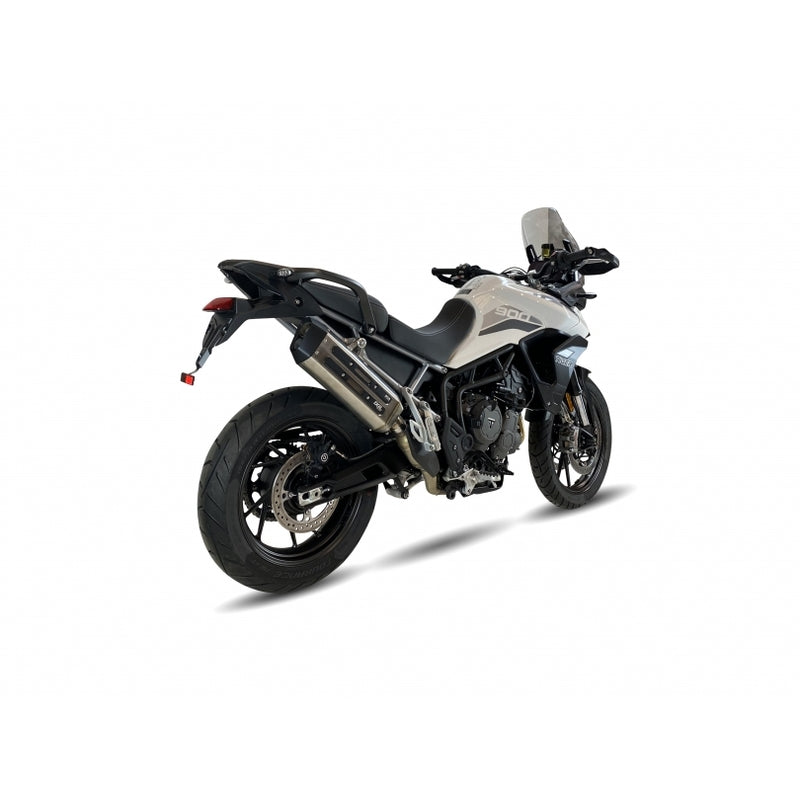 Triumph Tiger 900 Rally [IXIL] - MXT Endtopf Edelstahl / Endkappe schwarz - Triumph Tiger 900/GT/Rally - ET4066SS