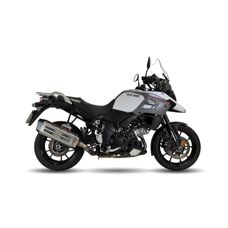 Suzuki V-Strom 1000 Abs [IXIL] - Silencieux MXT acier inoxydable / embout noir - ES8084SS