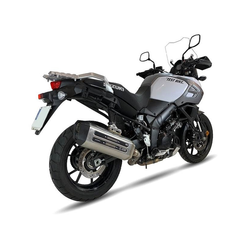 Suzuki V-Strom 1000 Abs [IXIL] - Silencieux MXT acier inoxydable / embout noir - ES8084SS