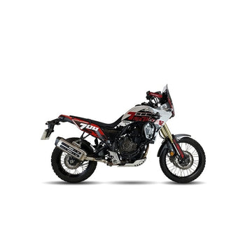 Yamaha Ténéré 700 [IXIL] - Silencieux MXT inox / embout noir - EY9067SS