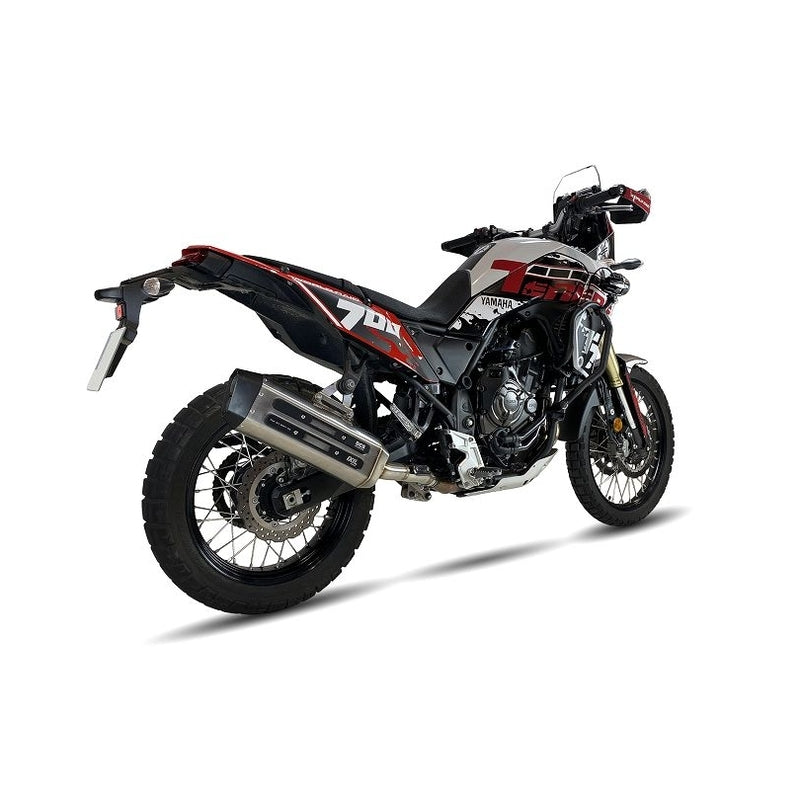 Yamaha Ténéré 700 [IXIL] - Silencieux MXT inox / embout noir - EY9067SS