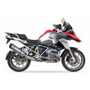 BMW R 1200 GS Adventure ABS (0470) [2013] - Hexoval Endtopf Edelstahl / Endkappe Edelstahl schwarz - OB5097VSE