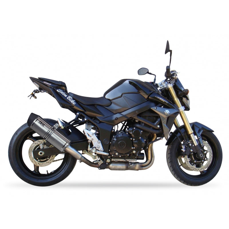 Suzuki Gsx-S 750 [IXIL] - Pot d'extrémité Hexoval inox / embout inox noir - OS8062VSE