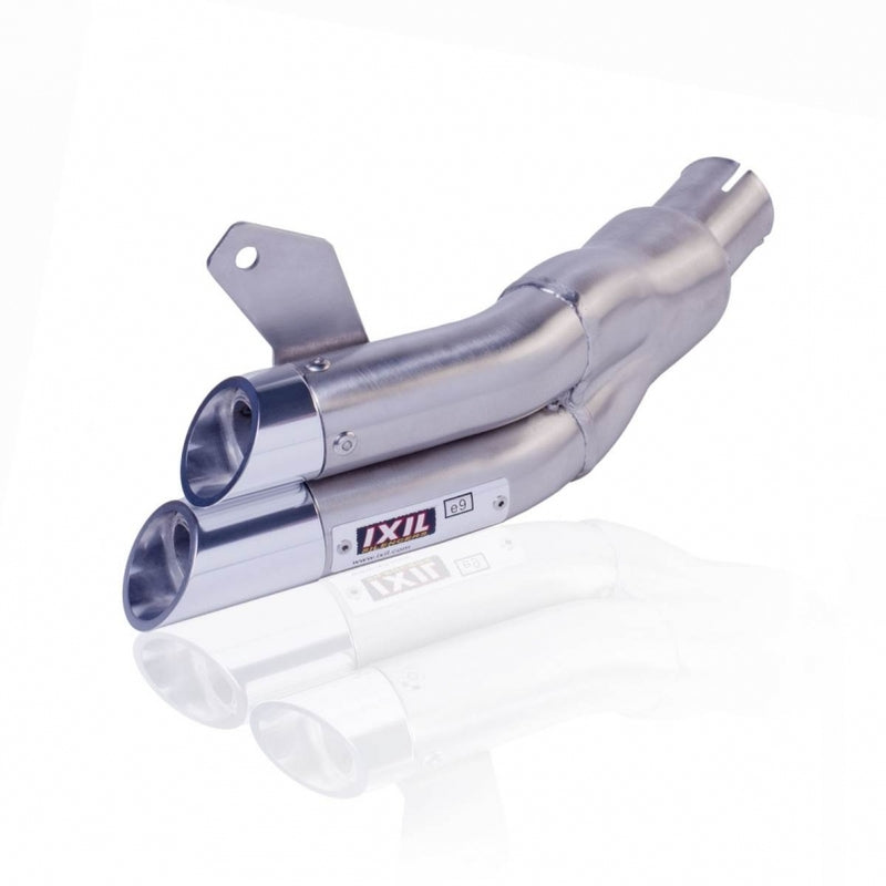 Suzuki Gladius 650 [IXIL] - Hyperlow muffler stainless steel / end cap aluminum - XS8358V