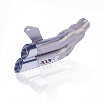 Suzuki Gladius 650 [IXIL] - Hyperlow muffler stainless steel / end cap aluminum - XS8358V