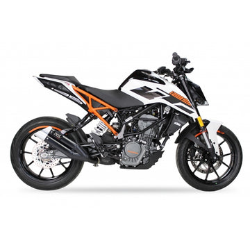 Ktm Rc 390 [IXIL] - Silencieux Hyperlow inox noir / embout aluminium - XM3357XB