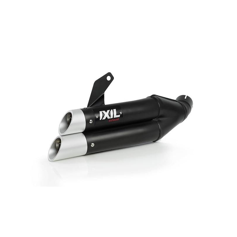 Honda CBR 500 R ABS PC44 [2013-2015] - Silencieux Hyperlow acier inoxydable noir / embout aluminium - XH6333XB