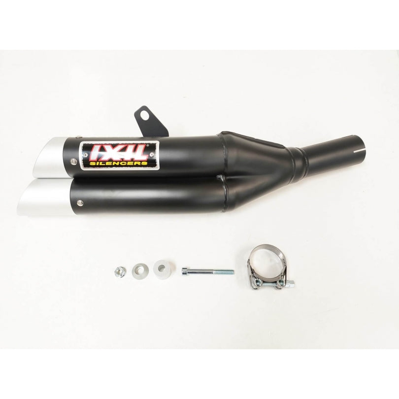 Honda CB 500 F PC45 [2013-2015] - Hyperlow Endtopf Edelstahl schwarz / Endkappe Aluminium - XH6333XB