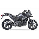 Honda Nc 750 S Dct [IXIL] - Hyperlow Endtopf Edelstahl schwarz / Endkappe Aluminium - XH6362XB-2