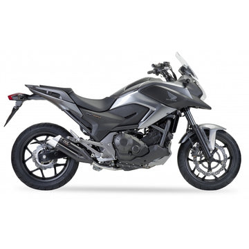 Honda Nc 750 [IXIL] - Silencieux Hyperlow acier inoxydable noir / embout aluminium - XH6362XB - 0