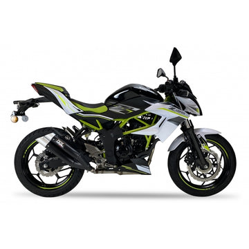Kawasaki Ninja [IXIL] - Silencieux Hyperlow acier inoxydable noir / embout aluminium - XK7337XB