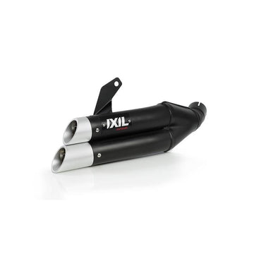 Suzuki SV 650 X [2022-2023] - Hyperlow Endtopf Edelstahl schwarz / Endkappe Aluminium - XS8333XB