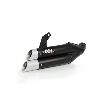 Suzuki Gsf 650 [IXIL] - Silencieux Hyperlow acier inoxydable noir / embout aluminium - XS8357XB