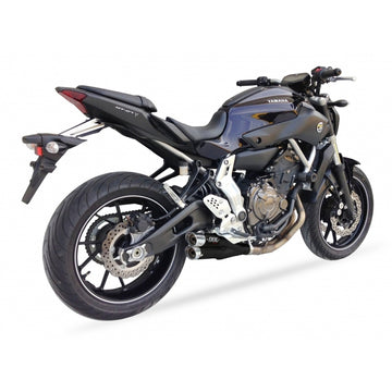 Yamaha Tracer 700 [IXIL] - Système complet Hyperlow acier inoxydable noir / aluminium poli - XY9362XB
