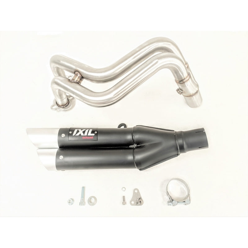 Yamaha Tracer 700 [IXIL] - Système complet Hyperlow acier inoxydable noir / aluminium poli - XY9362XB