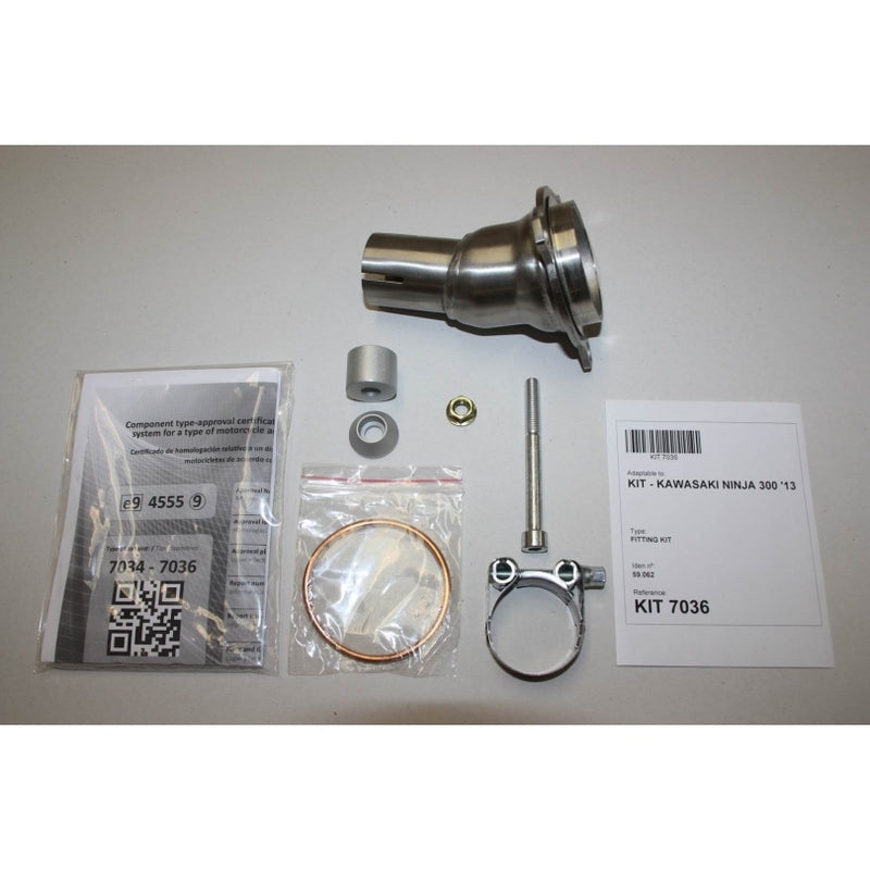 Kawasaki Z 300 [IXIL] - Silencieux Hexoval Xtrem - Kawasaki Ninja 250-300 R - OK7036VSE