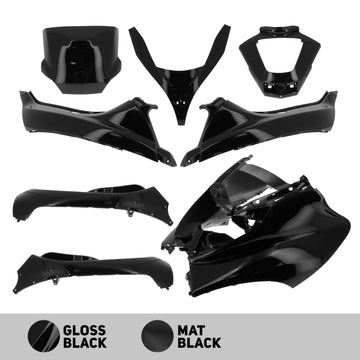 Piaggio MP 3 500 LT Business (M 643) [2011-2013] - Verkleidungskit Mattschwarz - Piaggio MP3 125/250/300 (11–14) 400 (08–11) 500 (11–13)