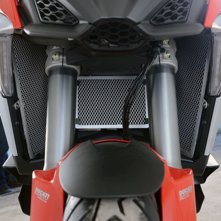 Ducati Multistrada V4 RS [2024] - Kühlerschutzgitter Rot - Ducati Multistrada V4S