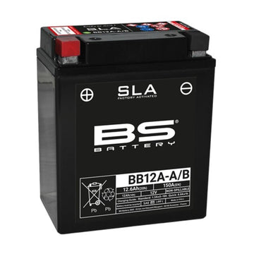 Honda Xbr 500 [BS BATTERY] - Batterie SLA sans entretien activée en usine - BB12A-A/B FA