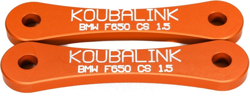 Bmw F 650 Cs Scarver [KOUBALINK] - Kit de surbaissement (38,1 mm) Orange - BMW F650CS
