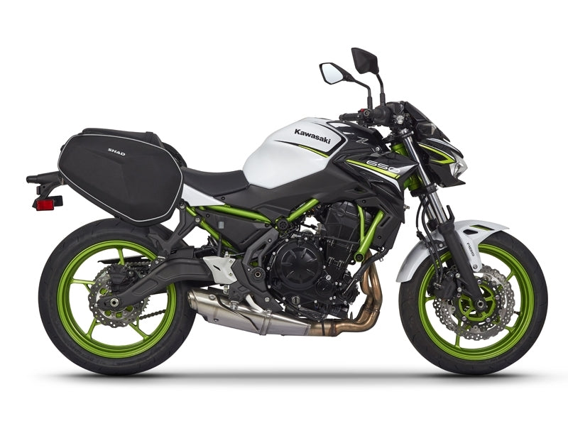 Cf Moto 700 Cl X Heritage [SHAD] - E48 expandable saddlebags Black - 46/58L