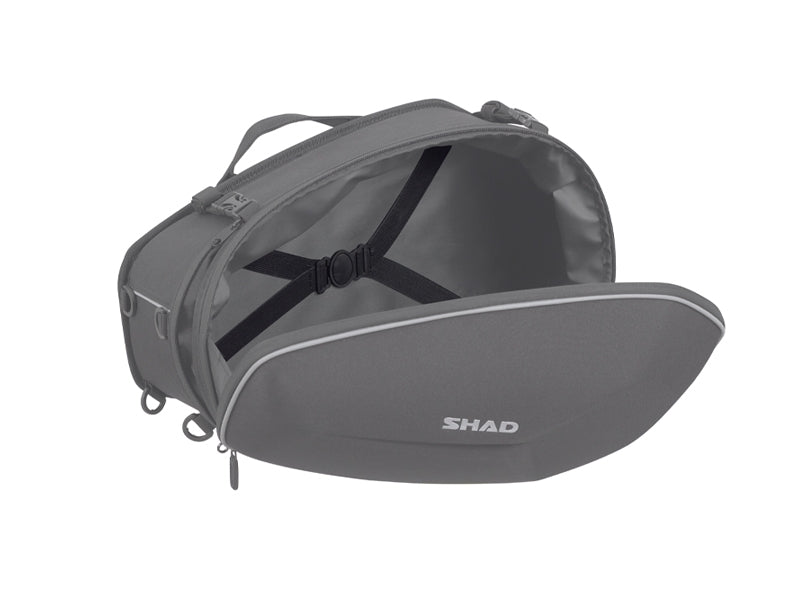 Cf Moto 700 Cl X Heritage [SHAD] - E48 expandable saddlebags Black - 46/58L