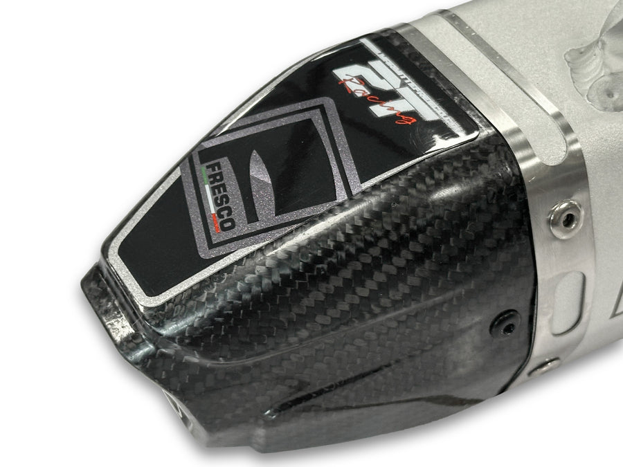 HUSQVARNA TE 250 [2024-2025] - Silencieux Carby blanc aluminium/embout carbone