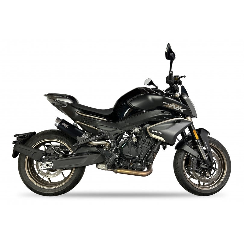 CF Moto 800 NK Advanced [2023-2024] - Silencieux Slip-On RC3B Acier Inoxydable Noir