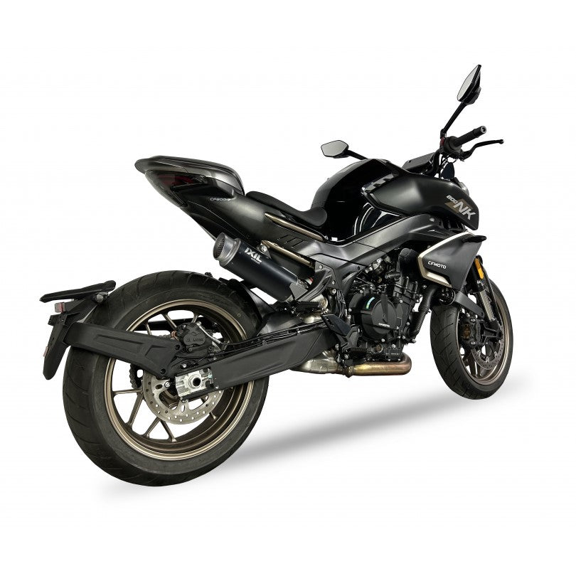 CF Moto 800 NK Advanced [2023-2024] - Silencieux Slip-On RC3B Acier Inoxydable Noir