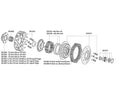 Vespa PE 200 [1977-1997] - embrayage de course avec pignon Z24 à dents droites