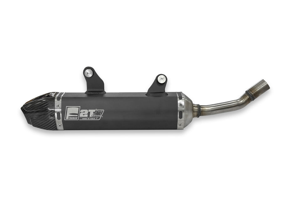 YAMAHA YZ 250 [1974-2027] - Carby silencer black aluminum/carbon end cap