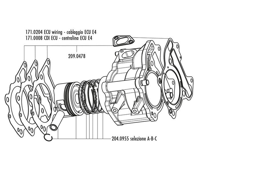 Vespa GTS 125 I-GET Touring [2020] - Zylinder Kit