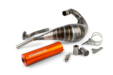 Beta RR Track 50 2T - Exhaust 80 - 90cc CNC orange