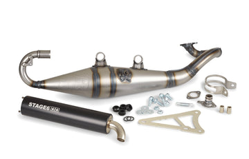 Yamaha Aerox R Naked 50 2T LC [2013–] - Auspuff Pro Replica MK2 Schwarz