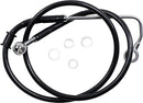 harley davidson flstc [DRAG SPECIALTIES] - Conduite de frein rallongée en acier inoxydable-2