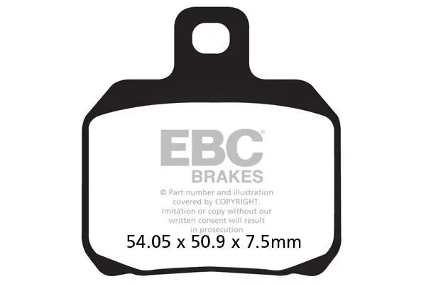 DUCATI ST4 916 [EBC] – Halbgesinterte Vee-Bremsbeläge hinten