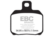 Default Title Kawasaki Ninja 650 [EBC] – Halbgesinterte Vee-Bremsbeläge