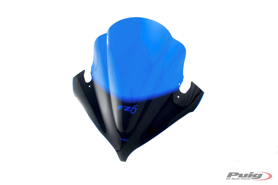 YAMAHA FZ6 FAZER [2008] – racing screen – black