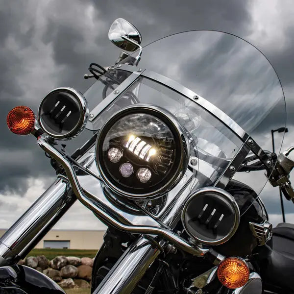 Harley-Davidson Flht 1340 Electra Glide Standard [1988, 1995] - 4-1/2" LED fog light - picture 4