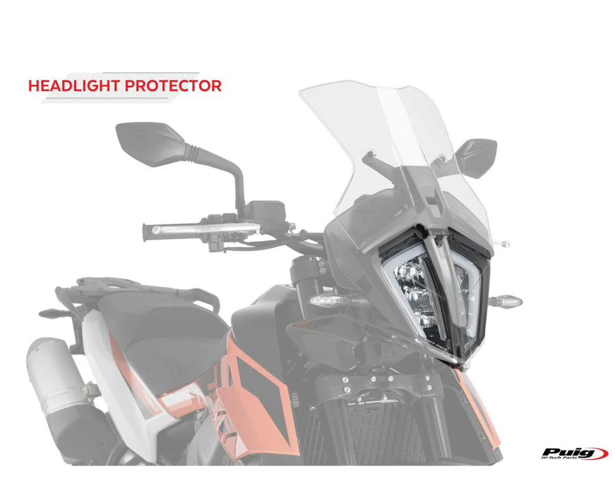 KTM 390 ADVENTURE SW [2024] – Protection phare – Transparent