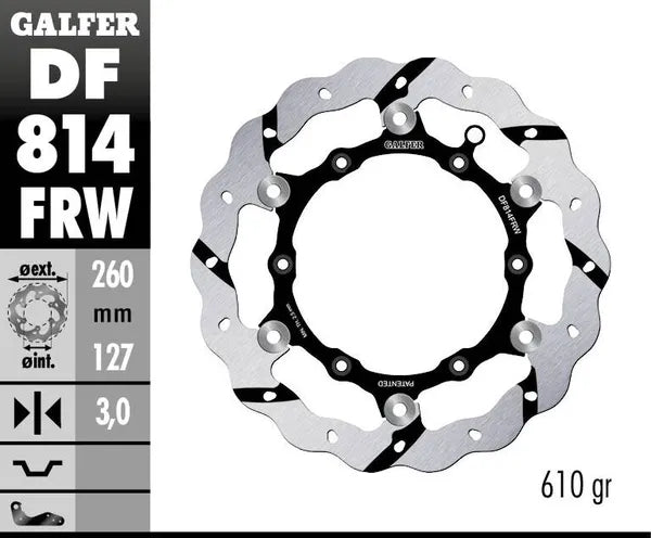 Beta RR 250 Racing [2022] - Bremsscheibe schwimmend Wave, genutet – Bild 4