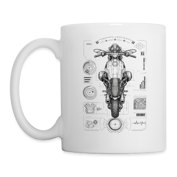 Bmw r ninet pure [Cup White] - Top-Down Tech - Recto